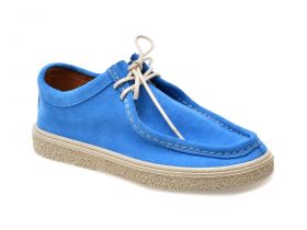 Mocasini casual GRYXX albastri, 3912030, din piele intoarsa