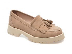 Mocasini casual GRYXX bej, 3512840, din piele intoarsa