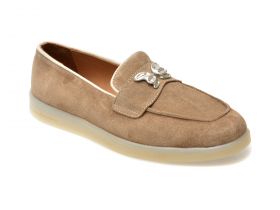 Mocasini casual GRYXX gri, 100173, din piele intoarsa