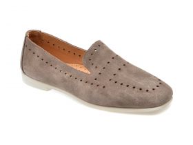 Mocasini casual GRYXX gri, 2702487, din piele intoarsa