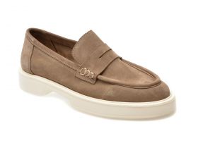 Mocasini casual GRYXX gri, 447267, din piele intoarsa