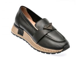 Mocasini casual GRYXX negri, 677248, din piele naturala