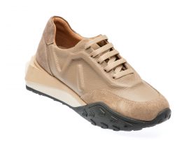 Pantofi casual EPICA gri, 1187068, din piele naturala