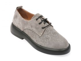 Pantofi casual GRYXX gri, 1187104, din piele intoarsa