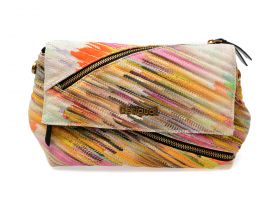 Poseta DESIGUAL multicolor, SAXA04, din material textil