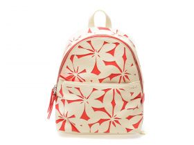 Rucsac DESIGUAL alb, SAKP12, din piele ecologica