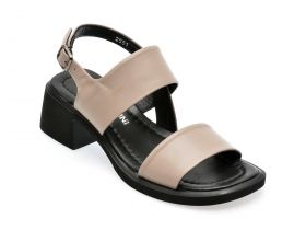 Sandale casual FLAVIA PASSINI gri, 5162551, din piele naturala