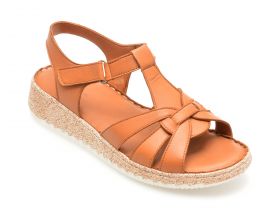 Sandale casual FLAVIA PASSINI maro, din piele naturala