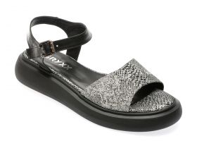 Sandale casual GRYXX negre, 2281654, din piele naturala