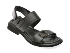 Sandale casual GRYXX negre, 321017, din piele naturala