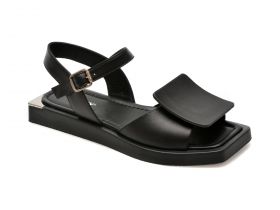 Sandale casual GRYXX negre, 426139, din piele naturala