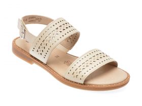 Sandale casual REMONTE bej, D3672, din piele naturala