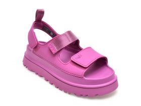 Sandale casual UGG fucsia, 1152685, din piele ecologica