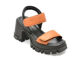 Sandale YOURBOX gri, 2840, din piele naturala