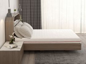 Saltea cu memorie SOMNART 160x200, înălțime 17 cm, ortopedică, husă detașabilă cu fermoar, fermitate medie