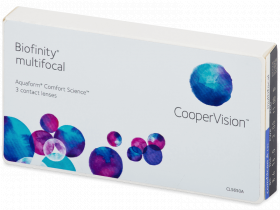 Lentile de contact lunare Biofinity Multifocal (3 lentile)