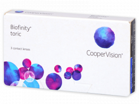 Lentile de contact lunare Biofinity Toric (3 lentile)