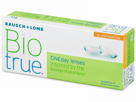 Lentile de contact zilnice Biotrue ONEday pentru Astigmatism (30 lentile)