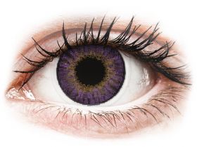 Lentile de contact colorate Air Optix Colors - fără dioptrie (2 lentile) Amethyst
