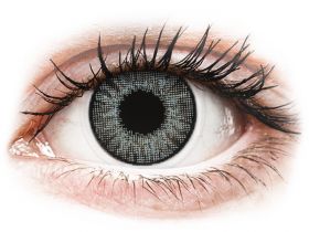 Lentile de contact colorate Air Optix Colors - Sterling Gray - cu dioptrie (2 lentile)
