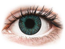 Lentile de contact colorate FreshLook ColorBlends Brilliant Blue - cu dioptrie (2 lentile)