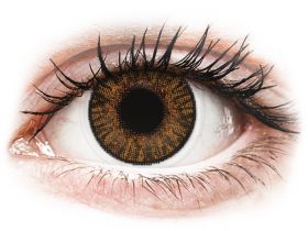 Lentile de contact colorate FreshLook ColorBlends Honey - cu dioptrie (2 lentile)