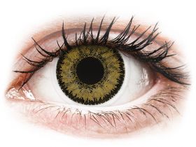Lentile de contact colorate SofLens Natural Colors Dark Hazel - cu dioptrie (2 lentile)