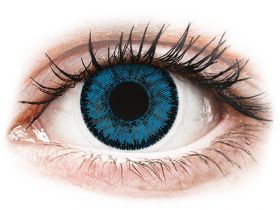 Lentile de contact colorate SofLens Natural Colors Topaz - cu dioptrie (2 lentile)