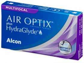 Lentile de contact lunare Air Optix plus HydraGlyde Multifocal (3 lentile)
