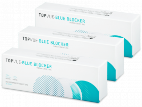 Lentile de contact zilnice TopVue Blue Blocker (90 lentile)