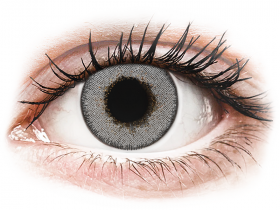 Lentile de contact colorate TopVue Daily Color - Grey - lentile zilnice cu dioptrie (2 lentile)