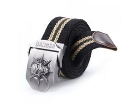 Curea bărbătească cu craniu 115 cm 5