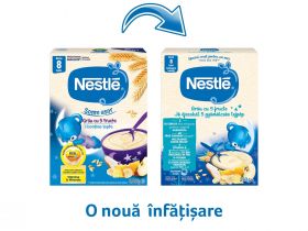 Cereale din grau cu 5 fructe Somn Usor +8 luni, 250g, Nestle