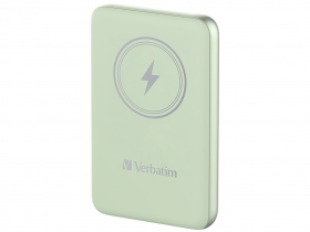 Baterie portabila Verbatim 10.000mAh Charge'n'Go Magnetic Wireless, Verde