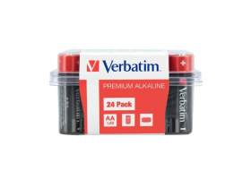 Baterii Verbatim, Alkaline, Aa, 24 Buc, 49505