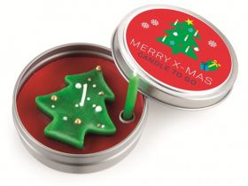 Lumanare in cutie metalica - Merry Xmas to go | Donkey