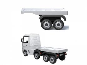 Semiremorca pentru camion electric Mercedes Actros Alb