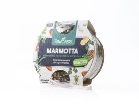 Brawnza proaspata din nuci de caju Ricotta Marmotta cu verdeturi 150g - Rawckers