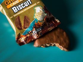 Biscuit Proteic Aroma De Caramel Sarat, 50 Grame - GNC