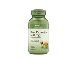 Herbal plus saw palmetto 500mg, extract din palmier pitic, 90cps - Gnc
