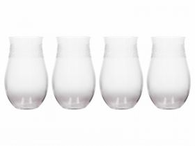 Set 4 pahare - Etched Stemless | Creative Tops