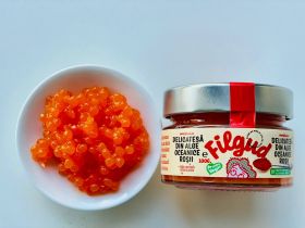 Caviar rosu, delicatesa din alge oceanice rosii, 100g - Filgud