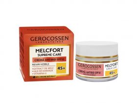 Crema antirid, riduri vizibile 45+ SPF10, Melcfort Supreme Care, 50 ml, GEROCOSSEN