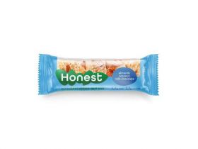 Honest baton cu migdale, cocos si ciocolata, fara zahar, 35 g, SLY NUTRITIA