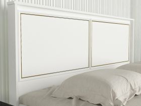 Pat Double Ravenna White, Talon, 160 x 200 cm, alb/auriu