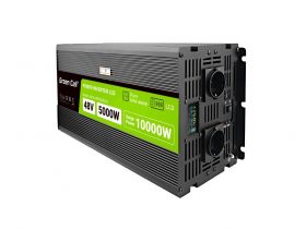 Green Cell PowerInverter LCD 48V 5000W/10000W car inverter with display - pure sine wave (INVGC48P5000LCD)