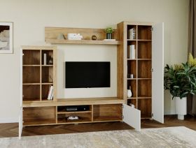 Mobila sufragerie - Living Milan C4 Stejar