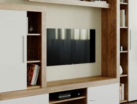 Mobila sufragerie - Living Milan C4 UNO Stejar
