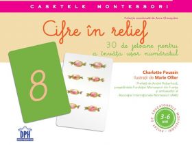 Cifre in relief – Casetele Montessori | 