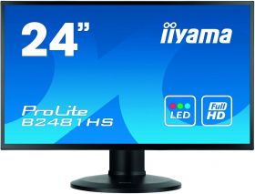 Monitor Second Hand Iiyama XB2481HS, 24 Inch Full HD VA, VGA, DVI, HDMI